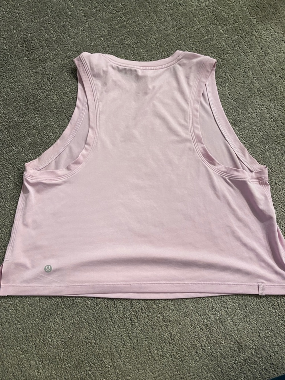 Lululemon Light Pink Women's Sleeveless Tank Top - Picture 3 of 4